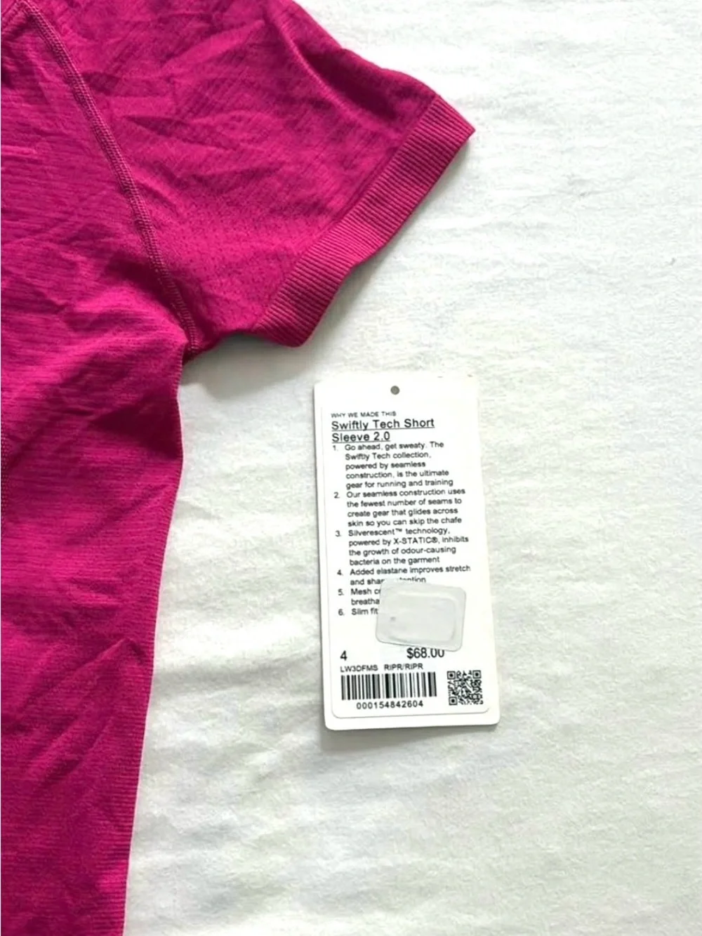 Women’s Short Sleeve Swiftly Tech- Raspberry Pink